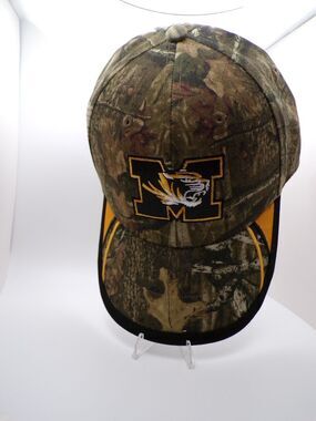 Mossy Oak Missouri Tigers Camo Baseball Cap Men's Adjustable M